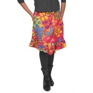NEW TULIP CLOTHING belmont midi skirt in galapagos